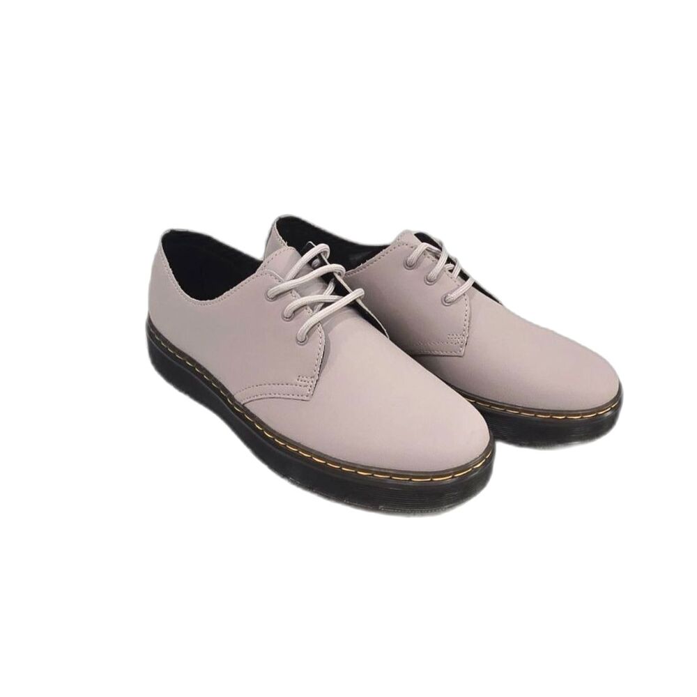 Dr. Martens Zavala Low Blush Taupe Leather Oxford Shoes Women Size 10 Men Size 9